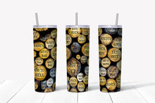 Load image into Gallery viewer, Wood Chip Swear Words Tumbler
